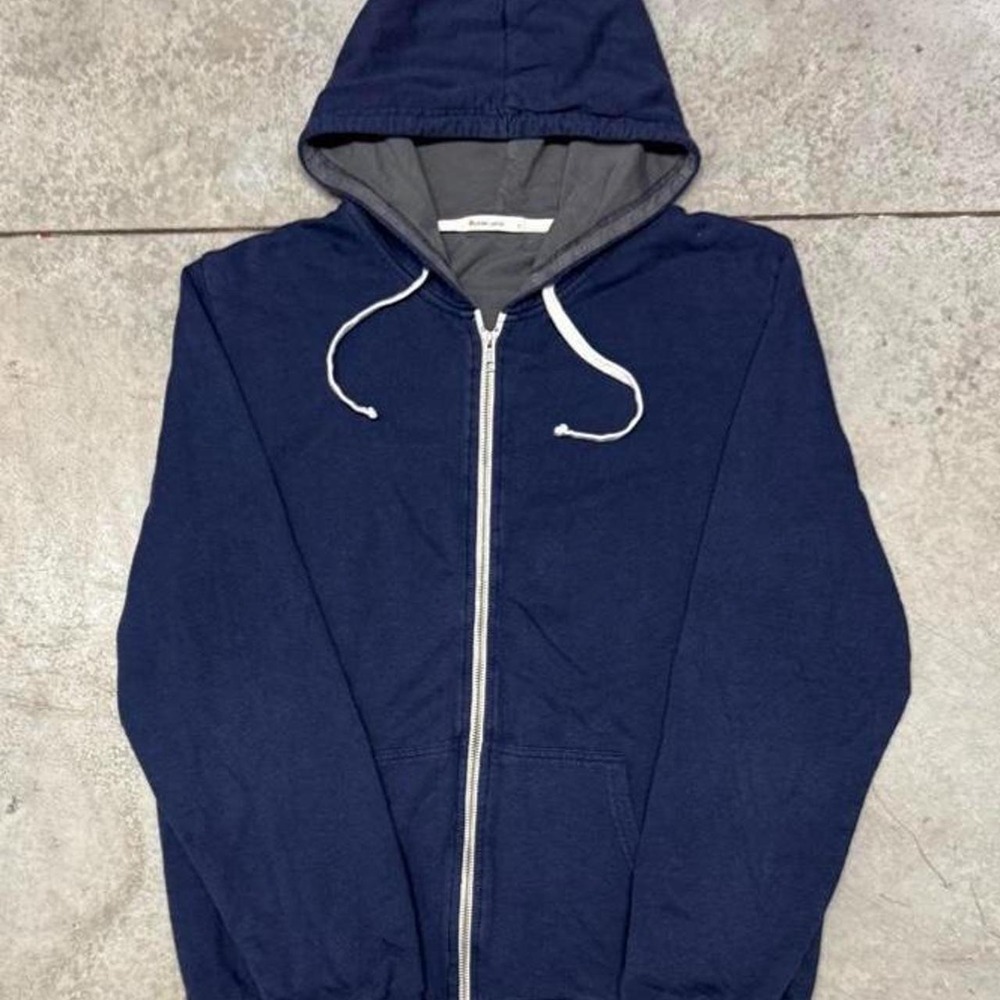 Marine Layer Men's Navy Zip Up Hoodie Sz Large